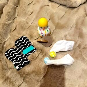 Lovevery weeks the looker playlist and the playkit items Montessori